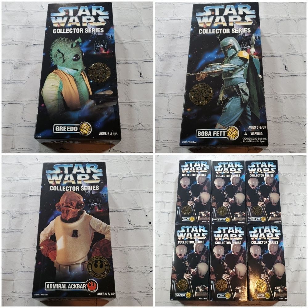 💙NIB Vintage Star Wars Collector Series Luke vs Wampa Figures - Picture 10 of 12